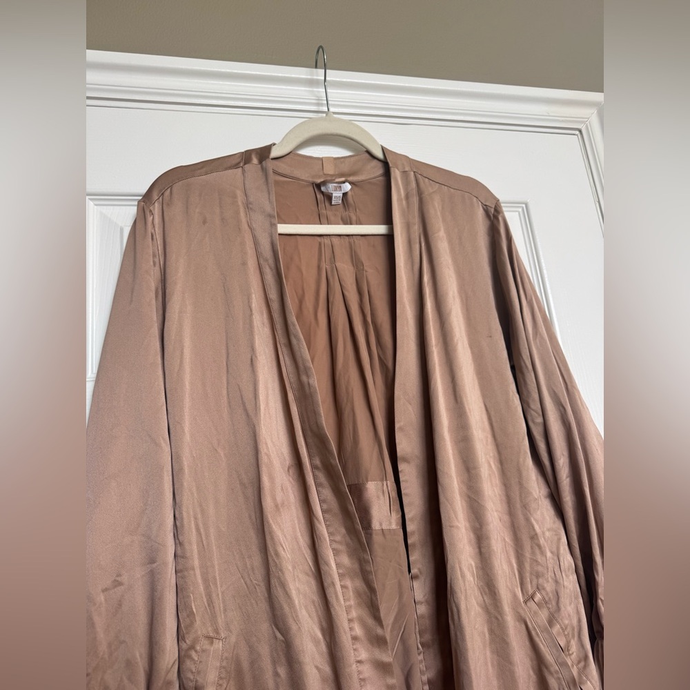 Lunya Silk Long Robe Otium XS/S (no belt) - Picture 6 of 8